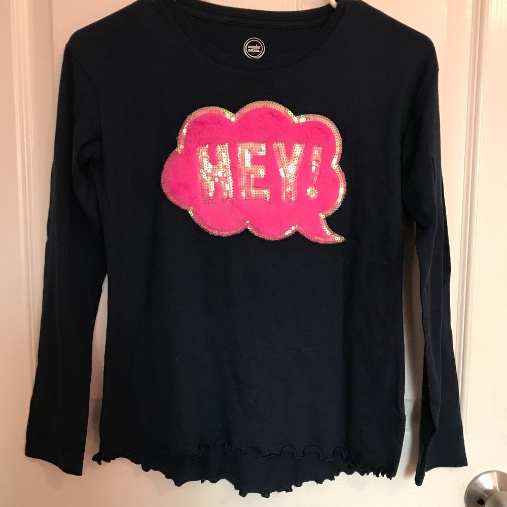 A Wonder nation long sleeve shirt.
